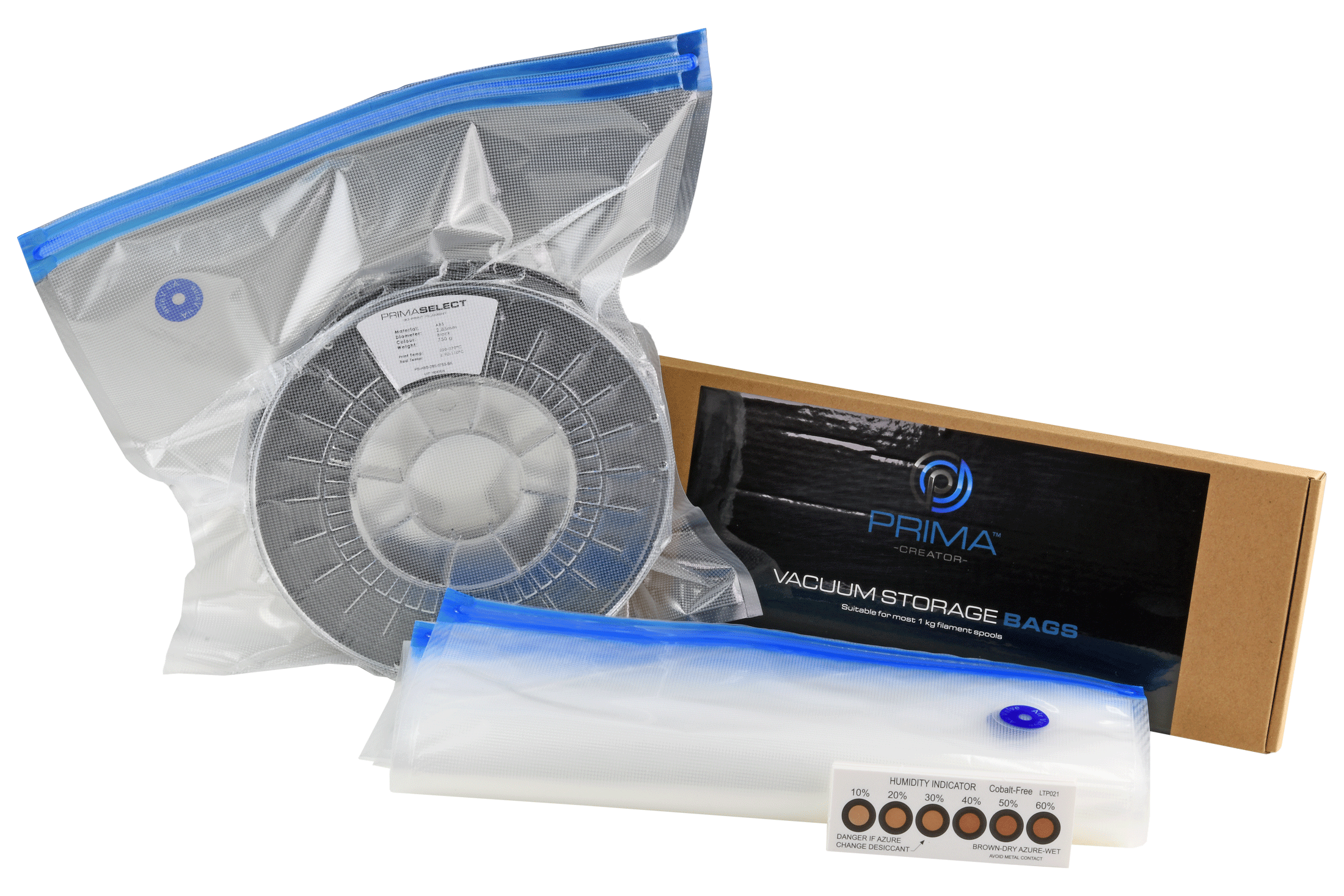 PrimaCreator Filament Storage Bags – 5 stk. vakuumposer
